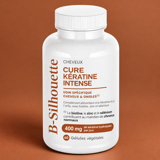 Cure Kératine Intense B-Silhouette — flacon de 60 gélules végétales