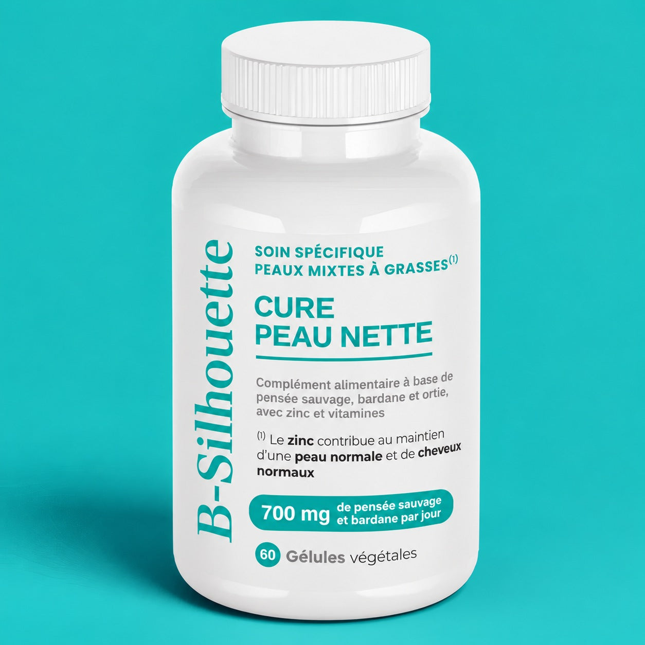 Cure Peau Nette B-Silhouette — flacon de 60 gélules végétales